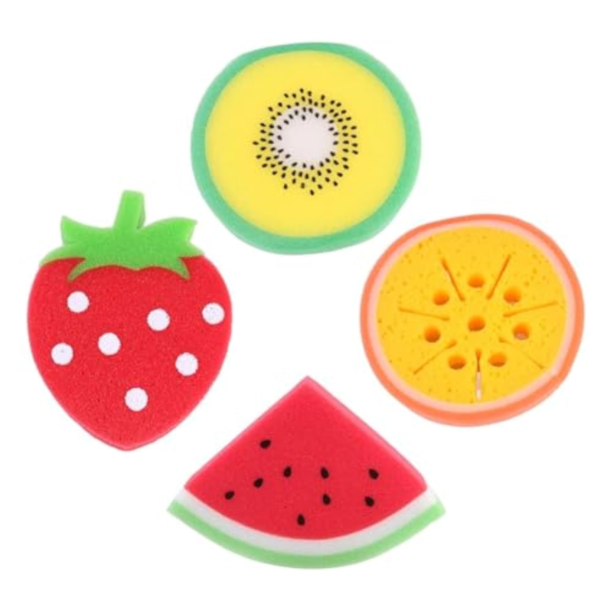 Soft Foam Fruit Shape Bath Shower Sponge, 1pc